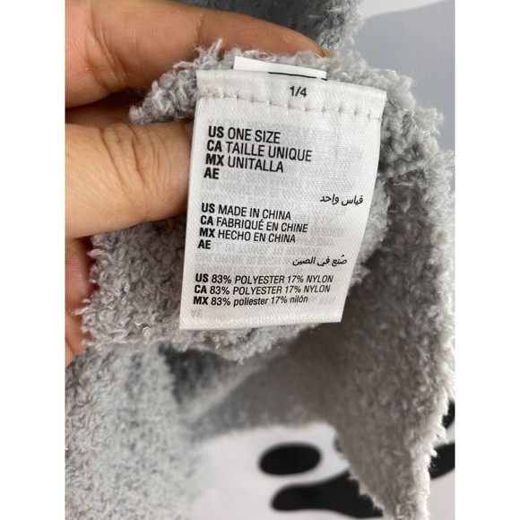 Charter Club NWT Hooded Knit Poncho Pull On Super Sof Solid Gray One Size New - Picture 7 of 10